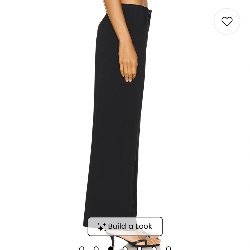 House of Harlow 1960 Black Wide Leg Trousers - Picture 3 of 11